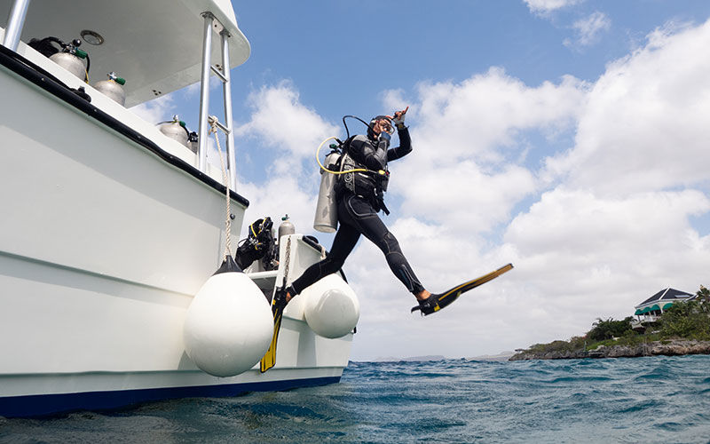 boat diver