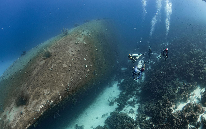 wreck diver